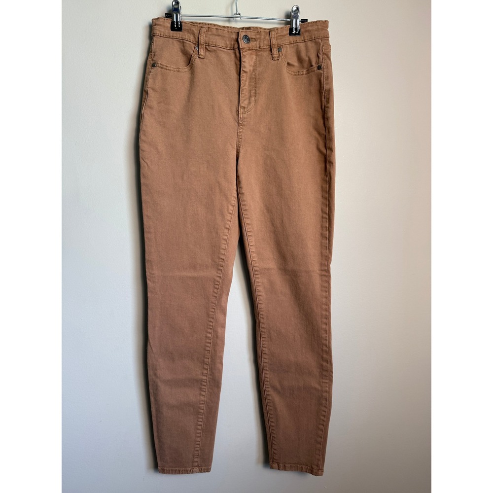 Buffalo David Bitton Hanna Skinny Jeans Womens 6 Tan Brown Casual Chic School